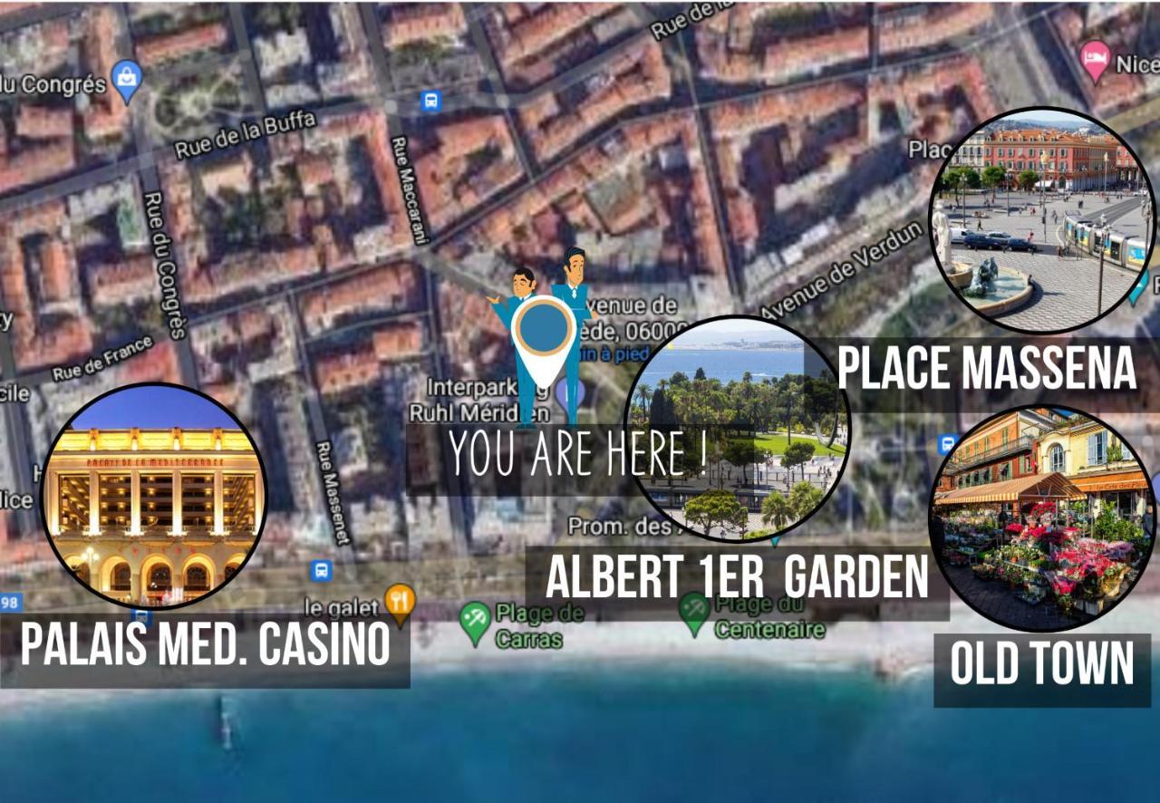 Appartement Nestor&jeeves - 1er Design - Hyper Center - Very Close Sea And Pedestrian Zone Nice